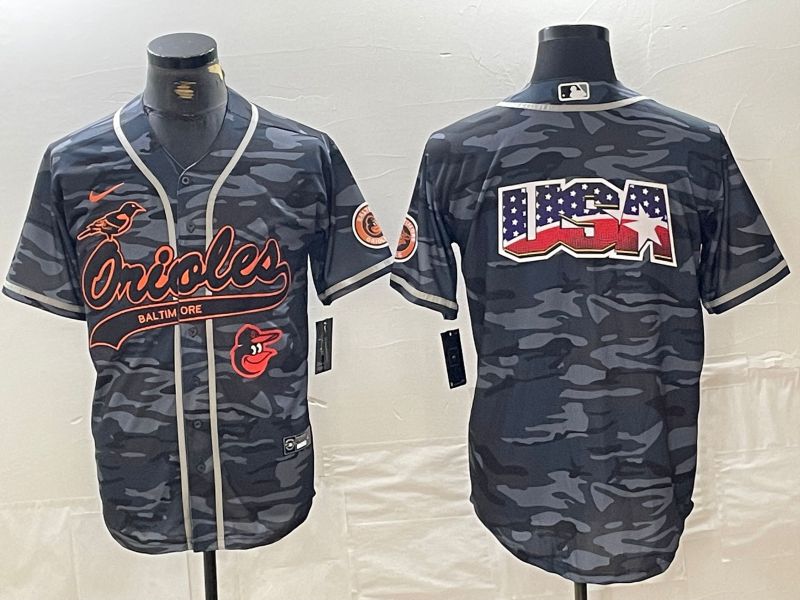 Men Baltimore Orioles Blank Camo Jointly 2024 Nike MLB Jersey style 4->baltimore orioles->MLB Jersey